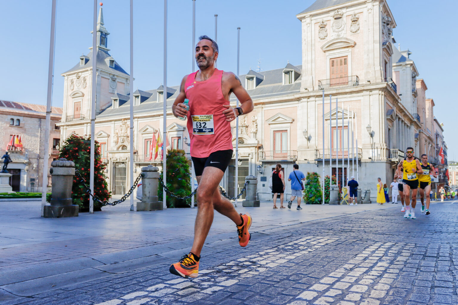 Mariano Ledesma corriendo